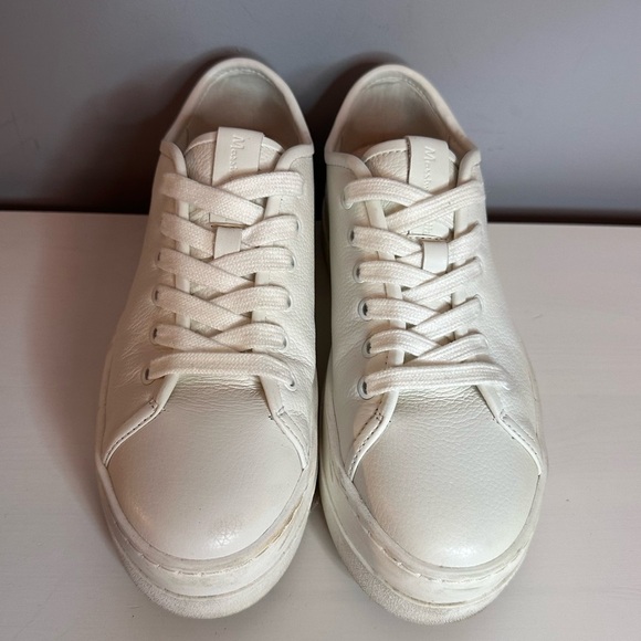Massimo Dutti Shoes - Massimo Dutti - Women’s, Sneakers, White, Leather, Platform, Size 37 (7)